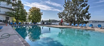 Pool Access at Waterfront Lake Ozarks Rental!