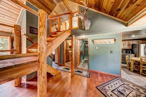 Cabin, 3 Bedrooms | Interior - Longs Peak Cabin - Monthly Long-term Vacation Rental 30+ Days -- Estes Park 3 Bedroom Cabin by RedAwning (Estes Park)
