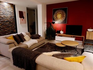 TV - Gite de Charme 3 le Cosy a Mittelwihr Dans Ancienne Propriété Viticole (MITTELWIHR)