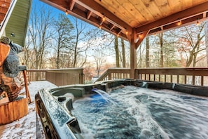 Idromassaggio all'aperto