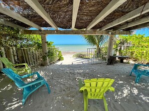 Sun loungers, beach towels