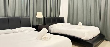 4 bedrooms, desk, iron/ironing board, free WiFi