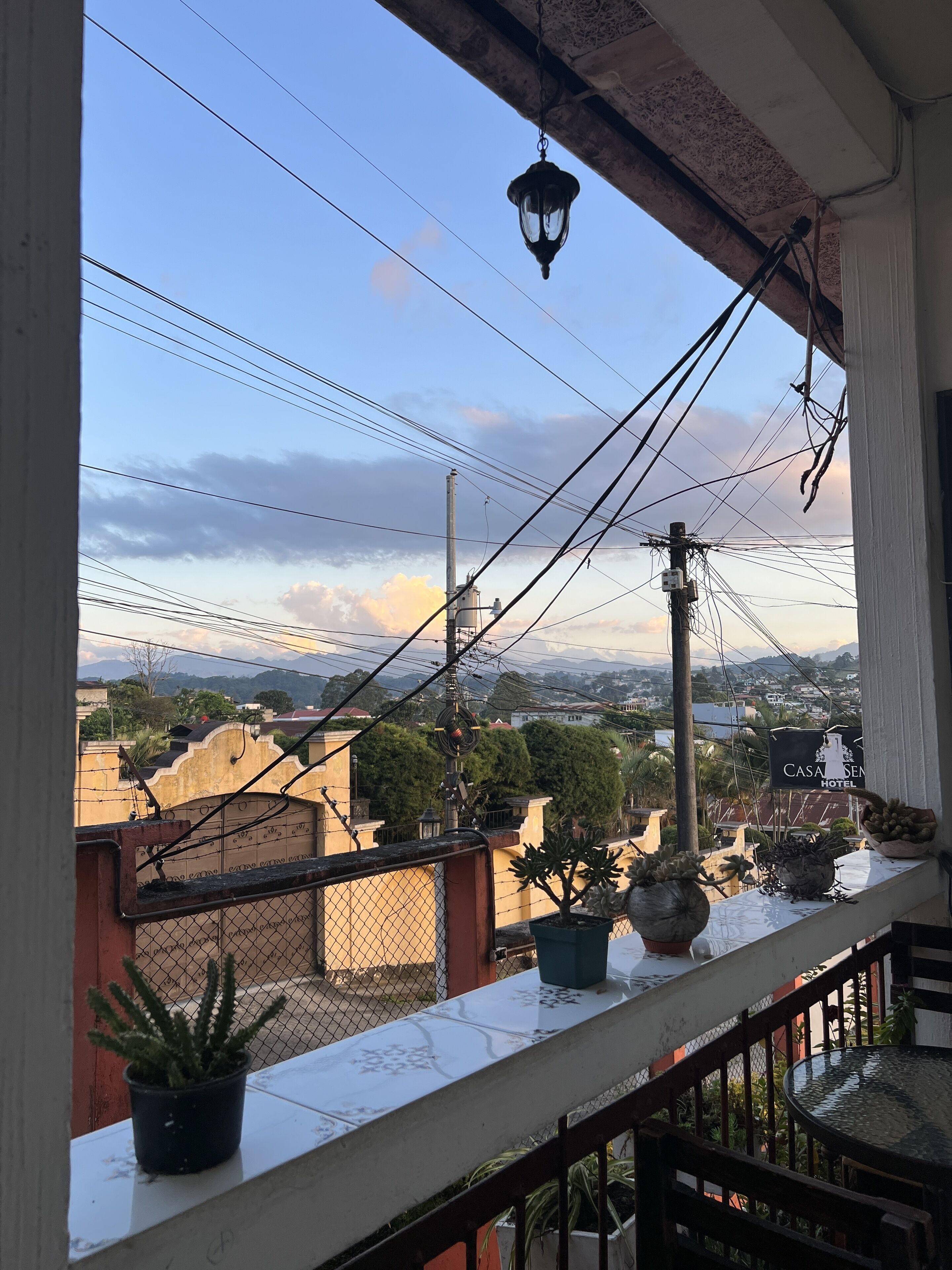 Vista desde la propiedad