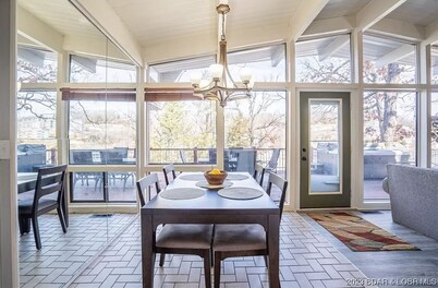 Lake House in Heart of Lake of Ozarks! Amazing Lake Views! Includes Hot Tub!