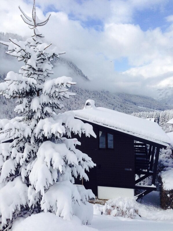 Exterior - Chalet, wifi, balcony, parking, tv, ski locker, 60m², Châtel (Châtel)