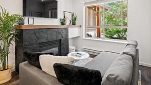 Unclassified image, 2 of 15, button - Bright Whistler Village 1BR, HotTub, Free Parking, AC (Whistler)