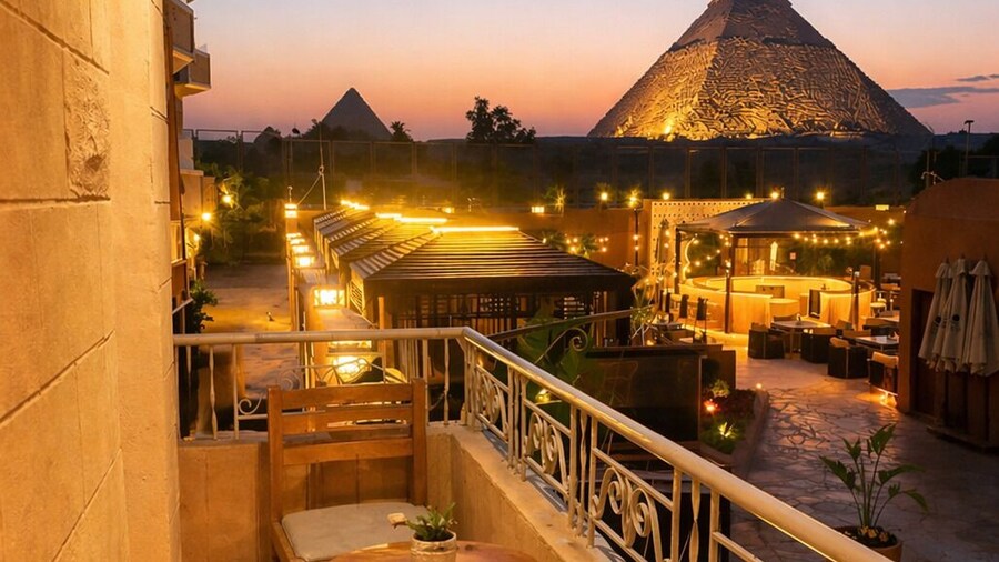Anubis Kingdom Pyramids View