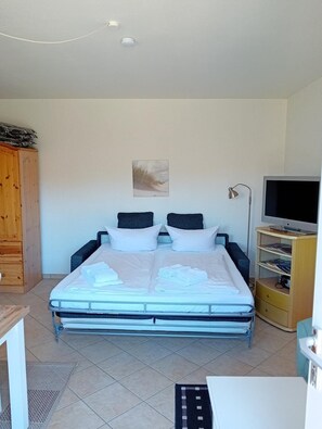 1 Schlafzimmer, kostenloses WLAN, Bettwäsche