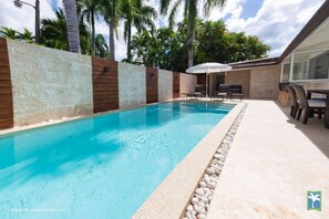 빌라, 침실 3개, 전용 수영장, 정원 전망 | 수영장 | 야외 수영장