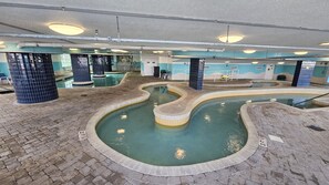 Indoor pool, outdoor pool - Oceanfront Paradise 10th fl condo, awesome view, great location, EZ beach access (North Myrtle Beach)