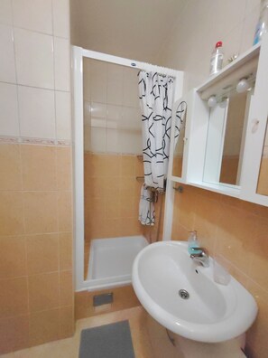 Appartamento, 1 camera da letto, balcone, vista città | Bagno | Carta igienica