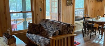 Secluded River Overlook Cabin  on 160 acres