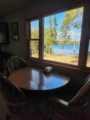 Dining - Cabin with private peninsula on Presque Isle Chain of Lakes! (Presque Isle)