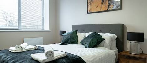 1 Schlafzimmer, Bügeleisen/Bügelbrett, kostenloses WLAN, Bettwäsche