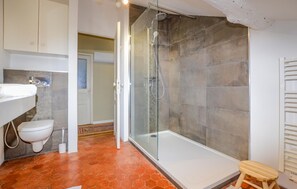 Shower, hair dryer