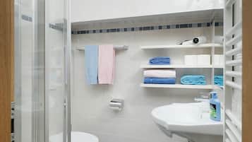 淋浴设施、吹风机、毛巾