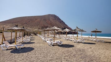 Vlak bij het strand