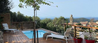 "Guetali aux vents" with private pool, Wi-Fi and air conditioning