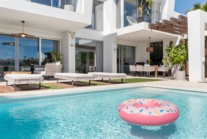 Pool - Country House 'Casa Senses' with Sea View, Wi-Fi and Air Conditioning (Marbella)