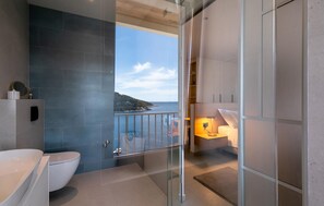 Shower, hair dryer - Beautiful home in Blato with sauna (Blato)
