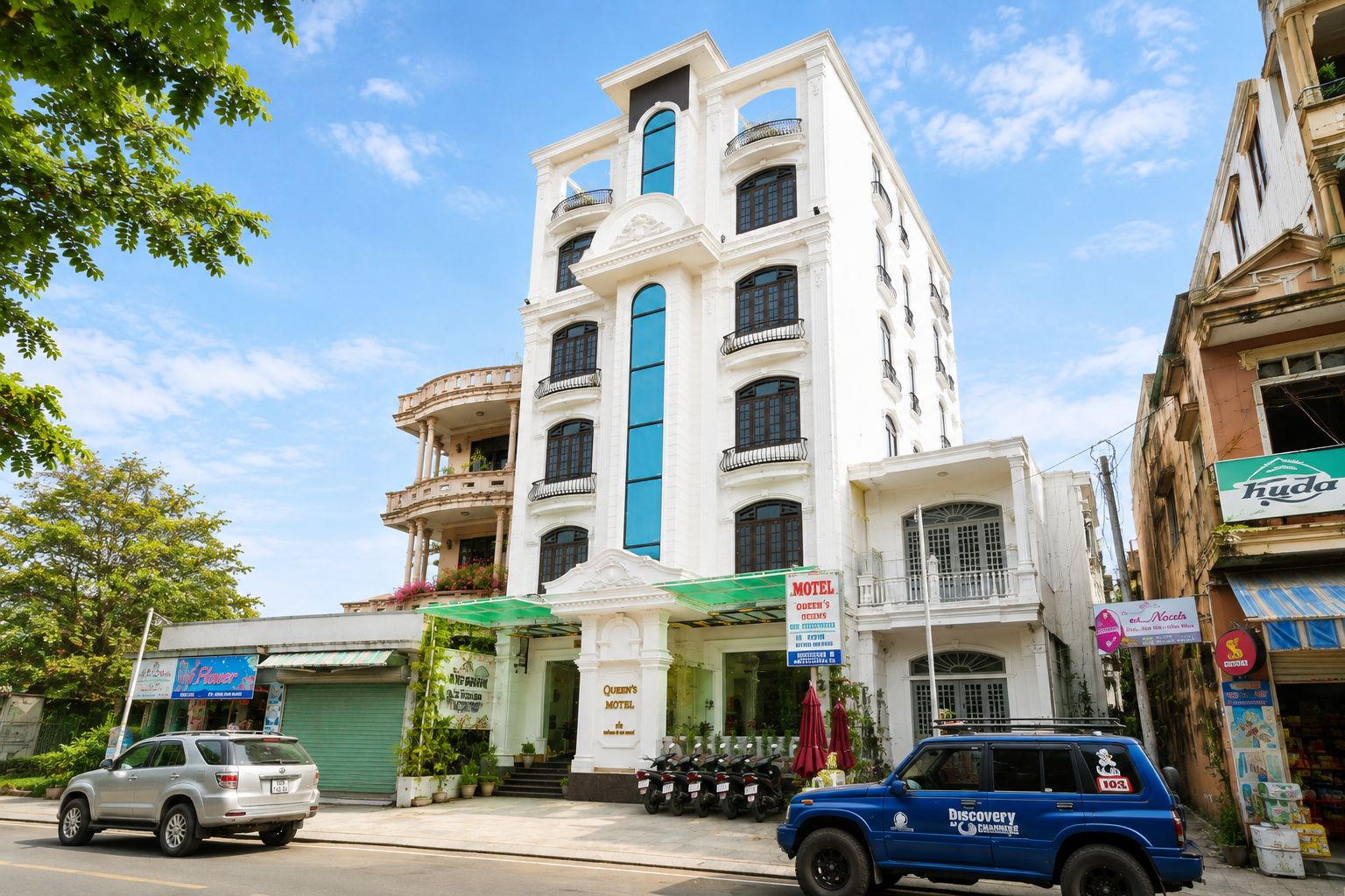 Mặt tiền nơi lưu trú