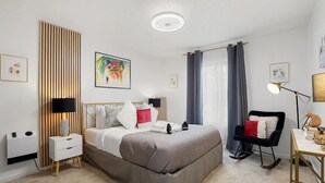 Leilighet – deluxe, 2 soverom, privat bad, ved stranden