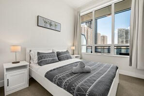 2 slaapkamers, een strijkplank/strijkijzer, wifi, beddengoed