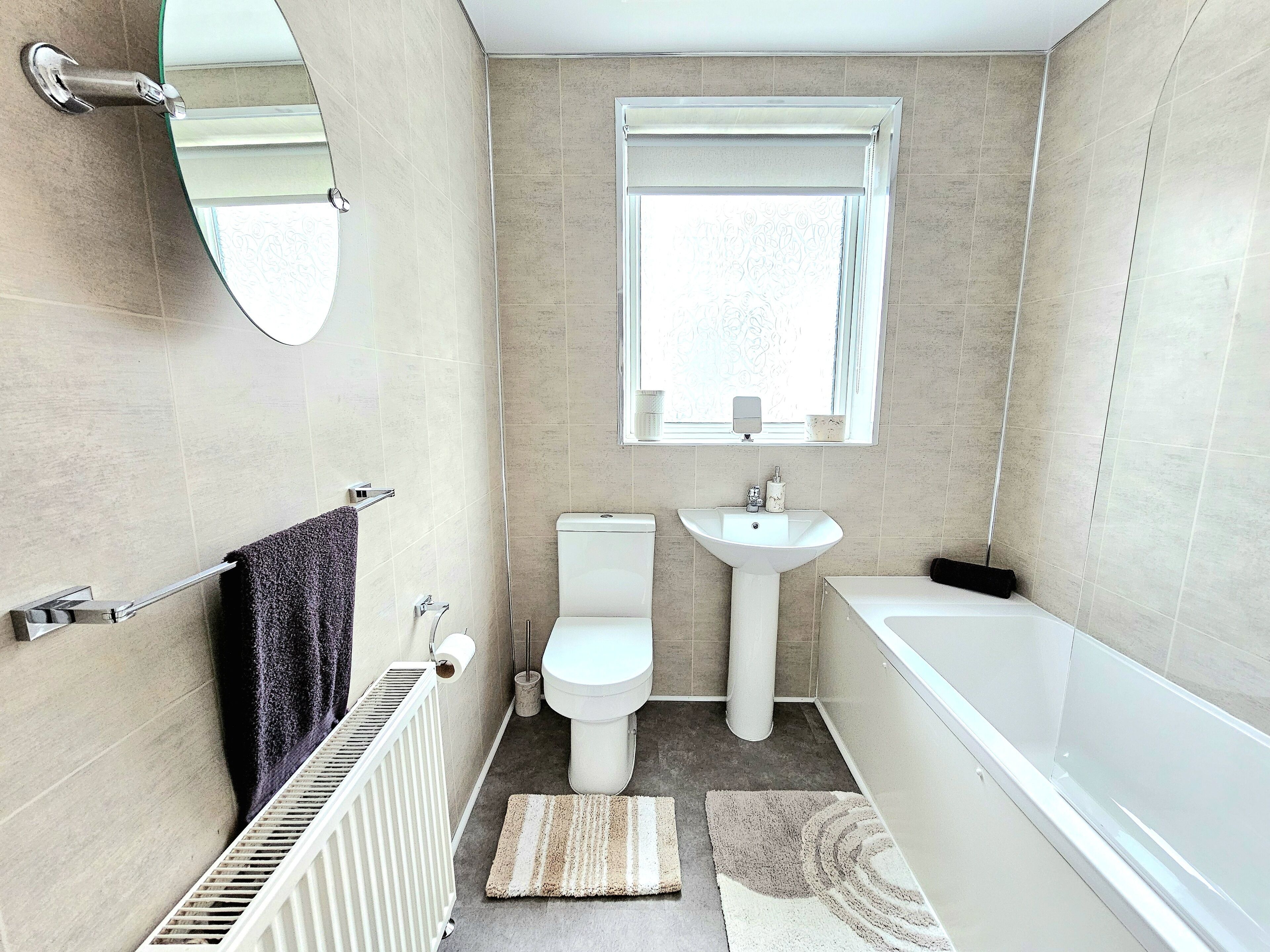 Comfort House, Multiple Beds, Non Smoking, Garden View | Bathroom | Towels
