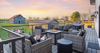 Heated, Saltwater Pool-Hot Tub-GameRm-Bar-near Keeneland-Bourbon Trail-Dogs OK!