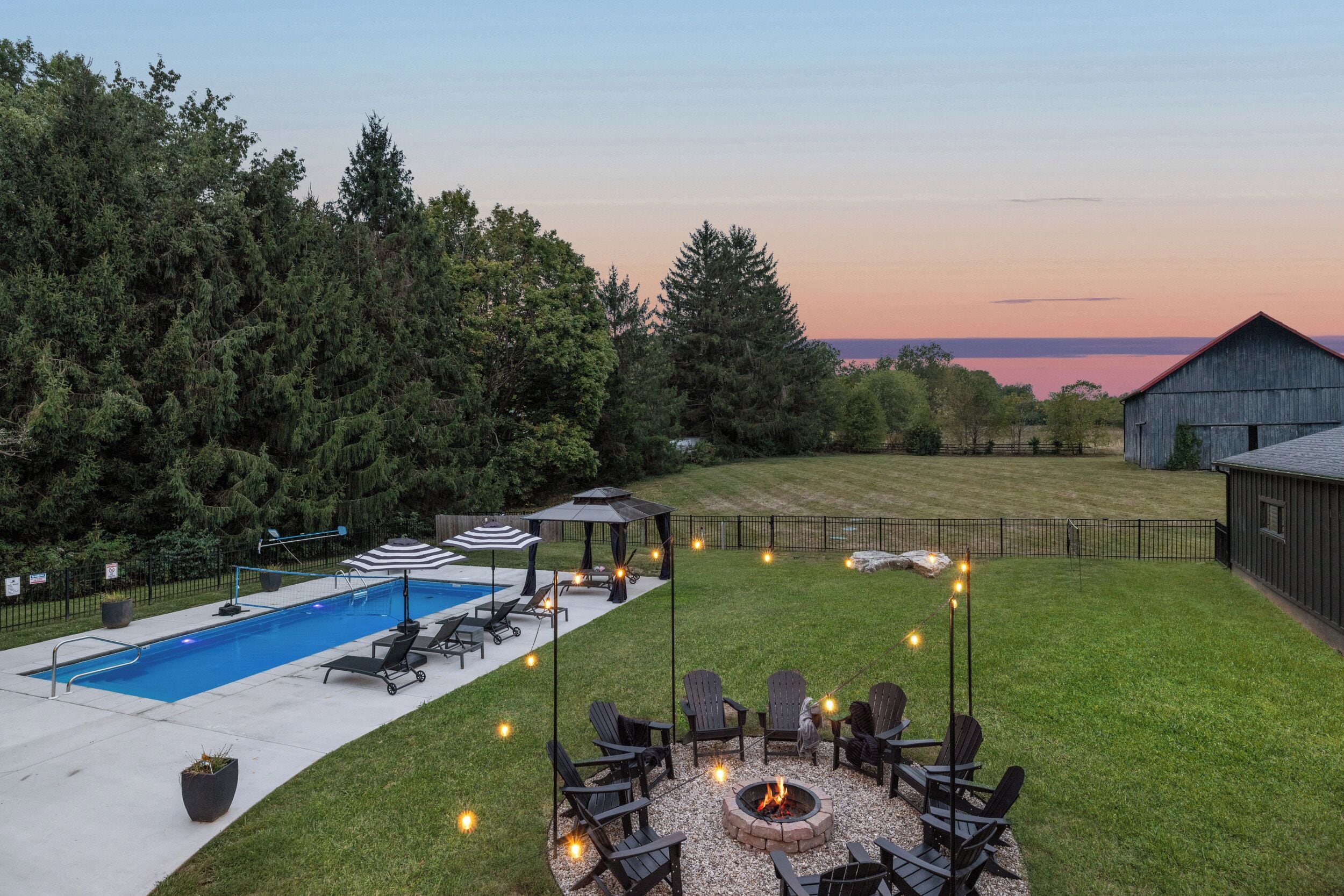 Außenpool, beheizter Pool