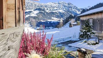 Blick von der Unterkunft