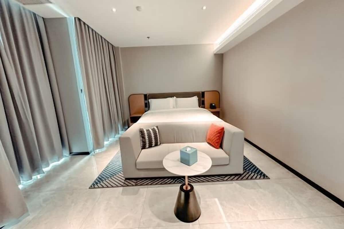 1 slaapkamer, luxe beddengoed, donsdekens, Tempur Pedic-bedden