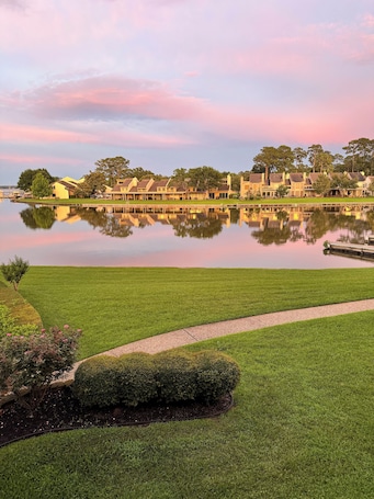 Property grounds. Waterfront modern condo on Walden at the lake Conroe