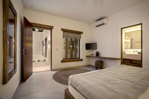 Deluxe Villa, Lanai, Pool View | 2 bedrooms, premium bedding, in-room safe, desk - Villa Oasi 2 by Alfred in Bali (Pecatu)