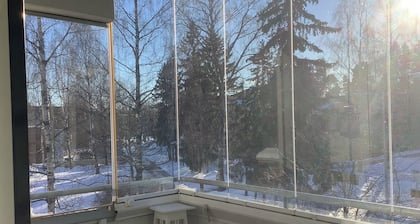 Cosy, two room 62 m2 apartment in Helsinki, free parking lot
