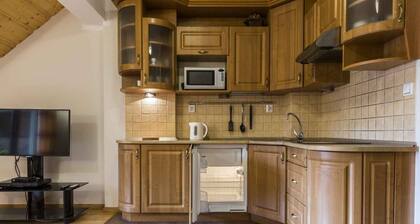 Apartament z basenem, sauną i widokiem na Tatry w Kościelisku k. Zakopanego.