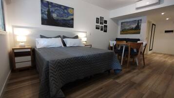 Family Apartment | 1 bedroom, blackout curtains, free WiFi