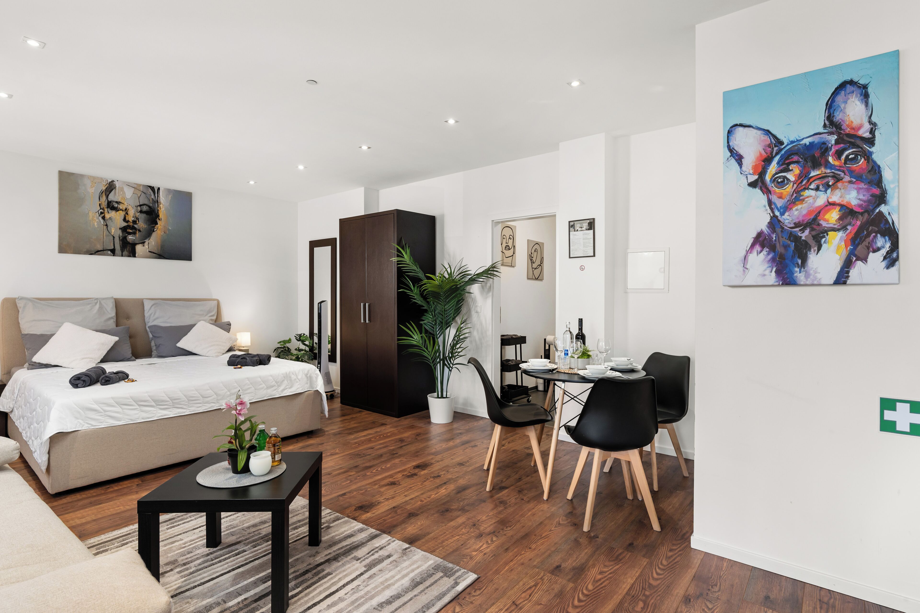 1 Schlafzimmer, kostenloses WLAN, Bettwäsche