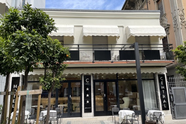 Voorkant van accommodatie