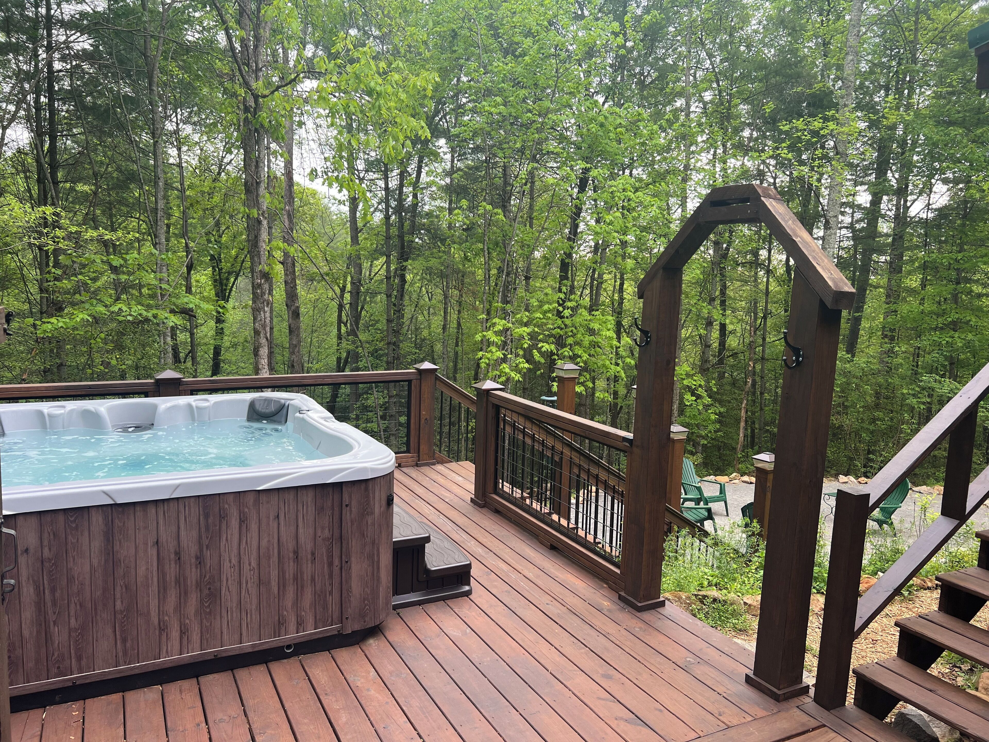 Baignoire à remous extérieure