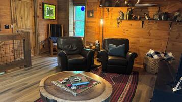 Smart TV, video games, DVD player, books