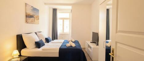 2 sovrum, strykjärn/strykbräda, resesäng och gratis wi-fi