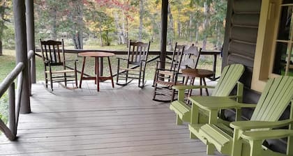 Cottage on 800 acres of land 6 km of river. Very quiet and peaceful getaway.