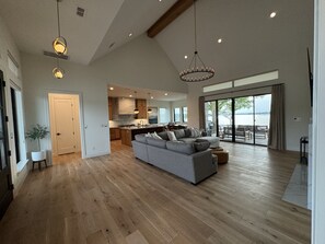 TV, fireplace, video games, stereo