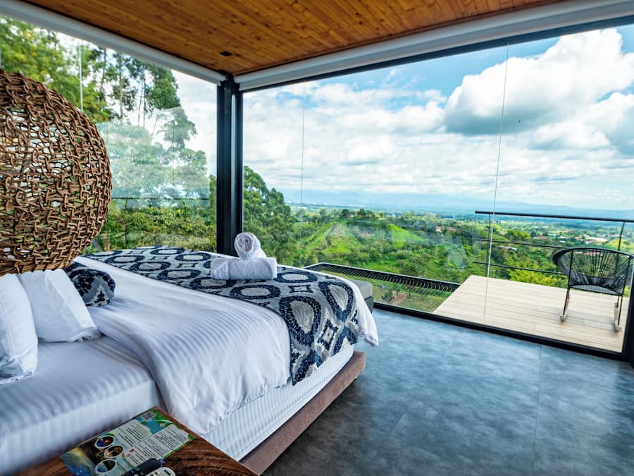 Baita Comfort, 1 camera da letto, idromassaggio, vista montagna | Biancheria da letto di alta qualità, minibar