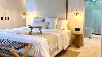 Luxury Cabin | 1 bedroom, premium bedding, minibar, individually furnished