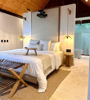 Luxury Cabin | 1 bedroom, premium bedding, minibar, individually furnished