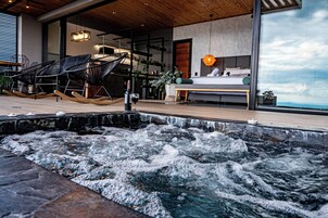 Cabaña exclusiva | Bañera de hidromasaje privada