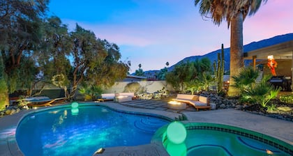 A bit of a Frank Lloyd wright experience
And some movie magic mix together