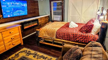1 bedroom, iron/ironing board, travel crib, WiFi